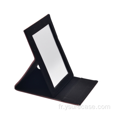 Ysure en cuir portable Portable Small Mirror Protector Sac